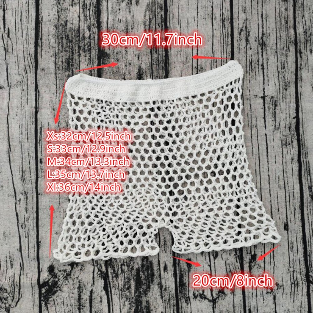 Be Extra! Handmade Crochet Net Cover Up Shorts - BeExtra! Apparel & More