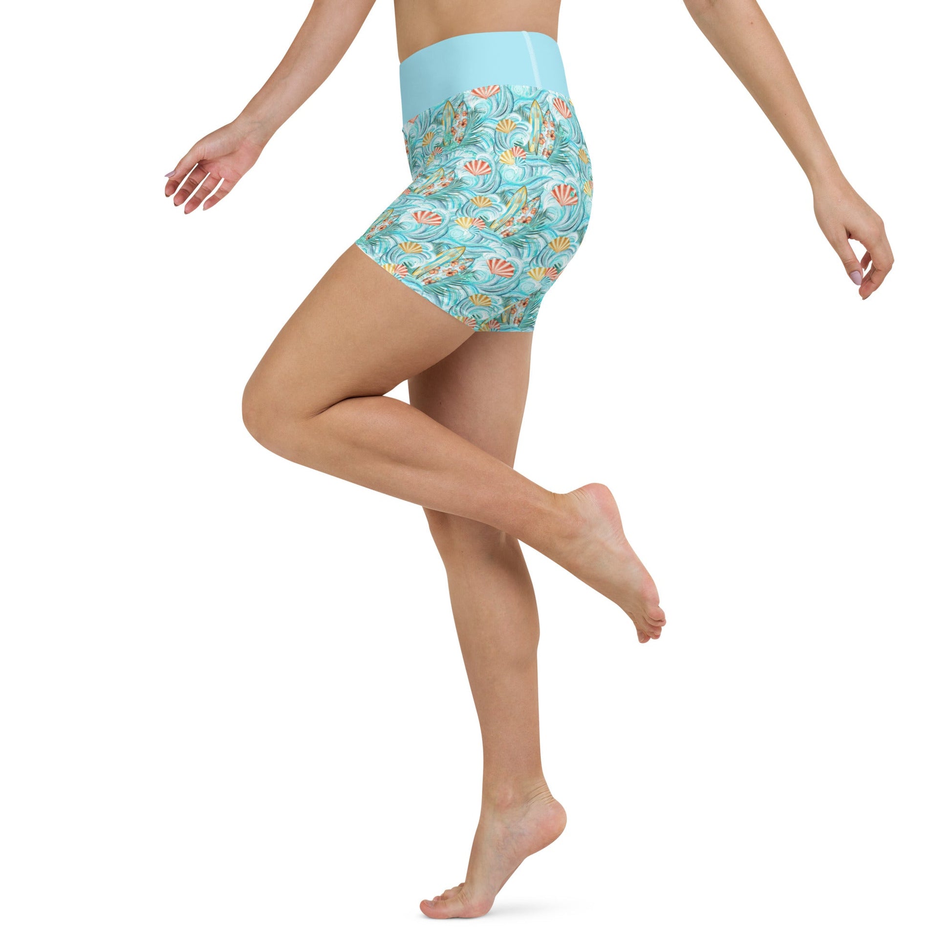 Be Extra! Summer Vibes Yoga Shorts - BeExtra! Apparel & More