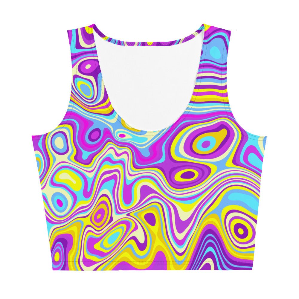 Be Extra! Trippy Glide Crop Top - BeExtra! Apparel & More