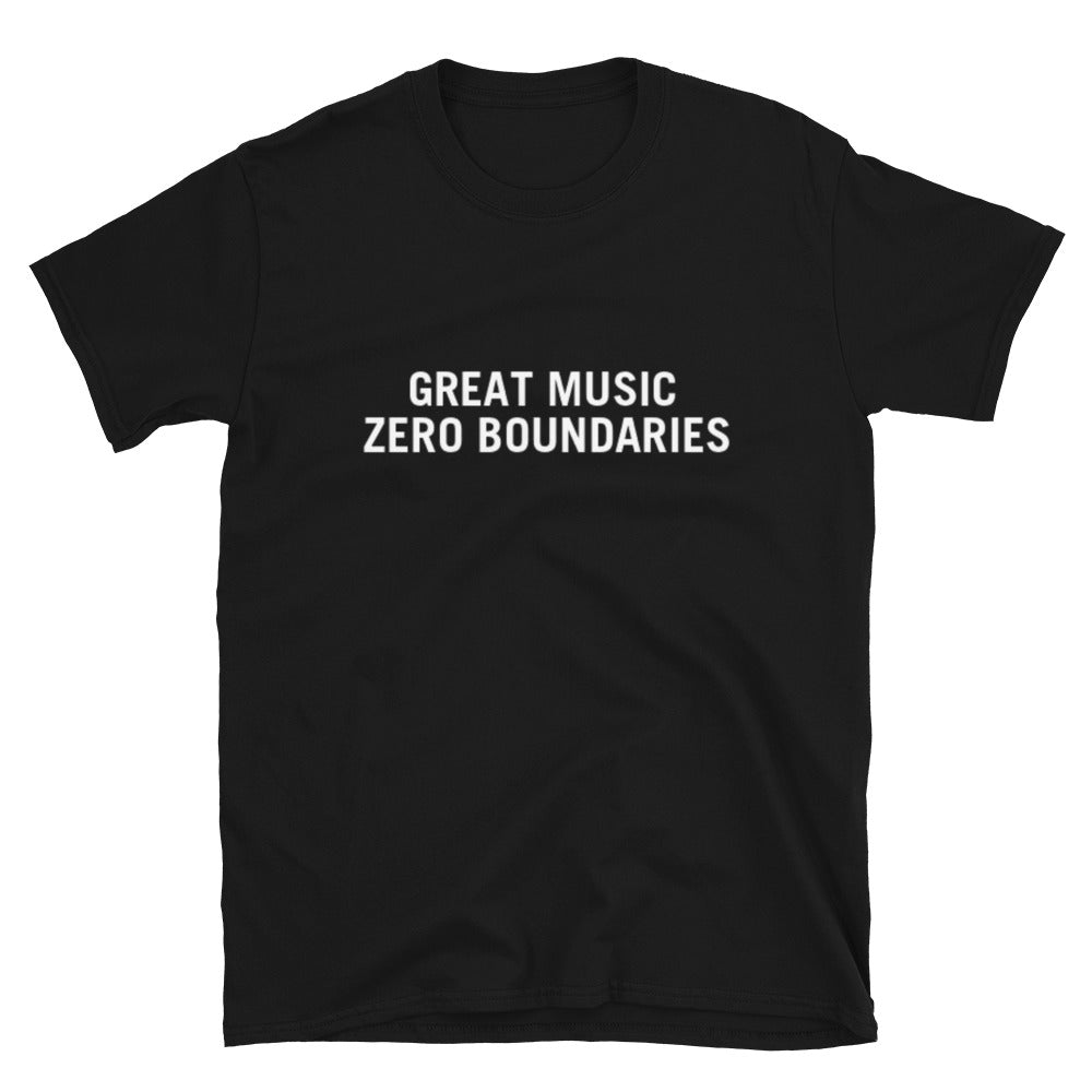 Brooklyn Fire - Great Music Zero Boundaries - Classic Black T-Shirt - BeExtra! Apparel & More