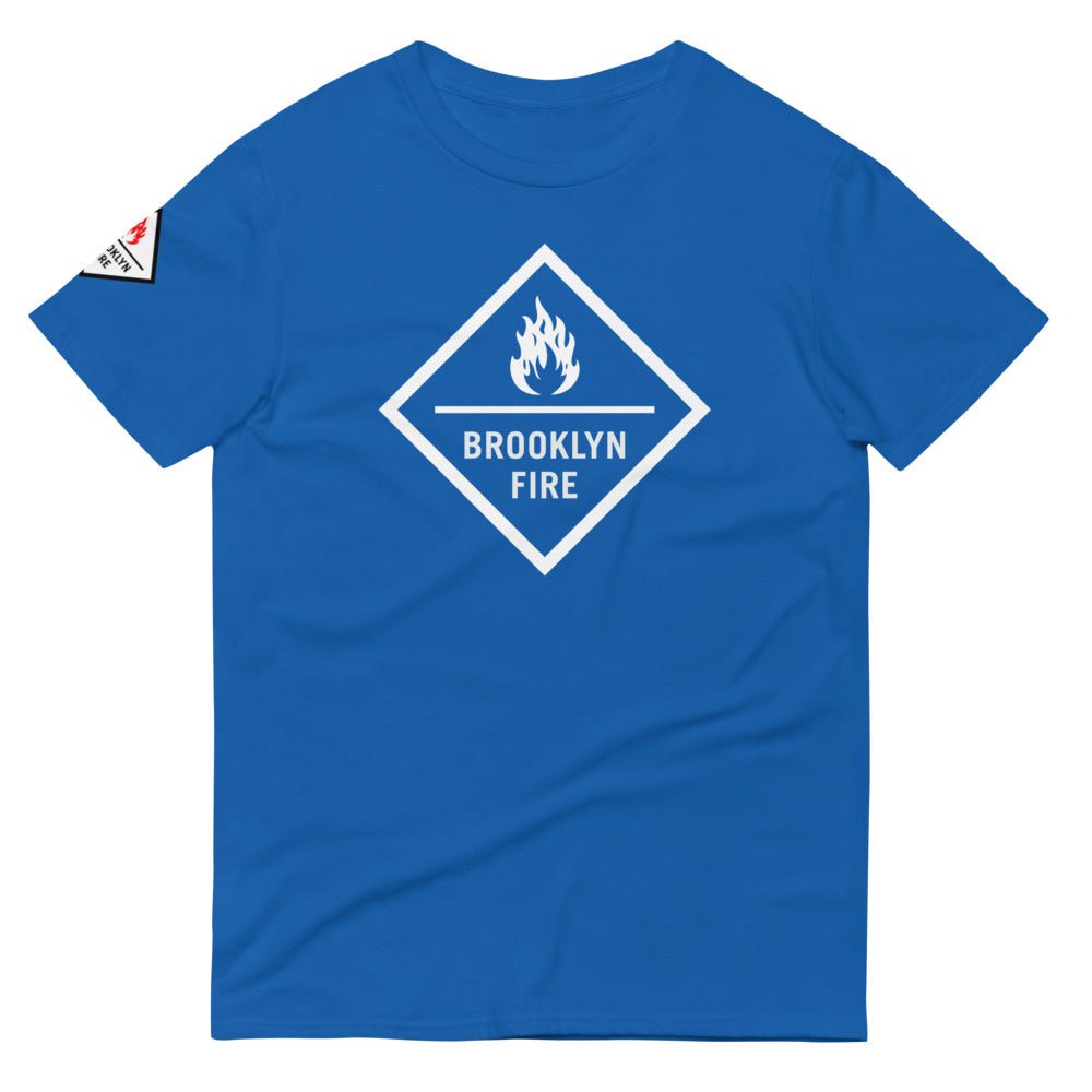 Brooklyn Fire Unisex T-Shirt w/Sleeve Print - BeExtra! Apparel & More