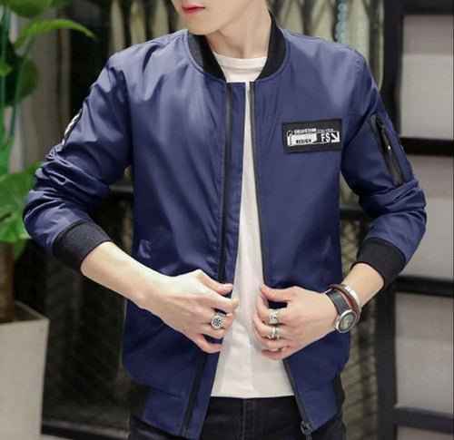 Casual Zipped Up Bomber Men's Jacket - BeExtra! Apparel & More