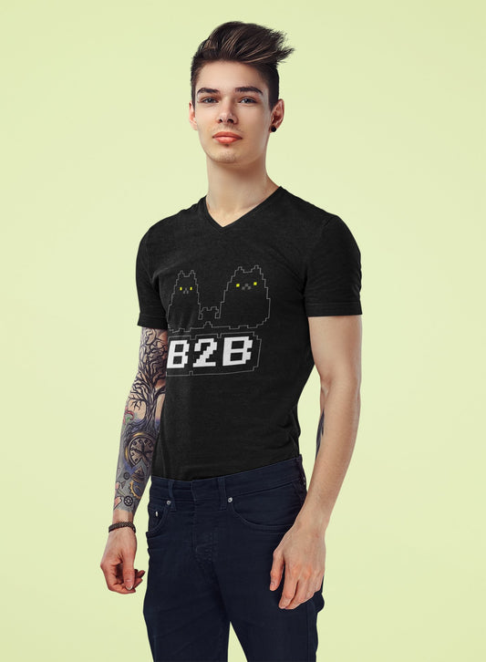 Docka Records B2B Unisex V-Neck T-Shirt - BeExtra! Apparel & More
