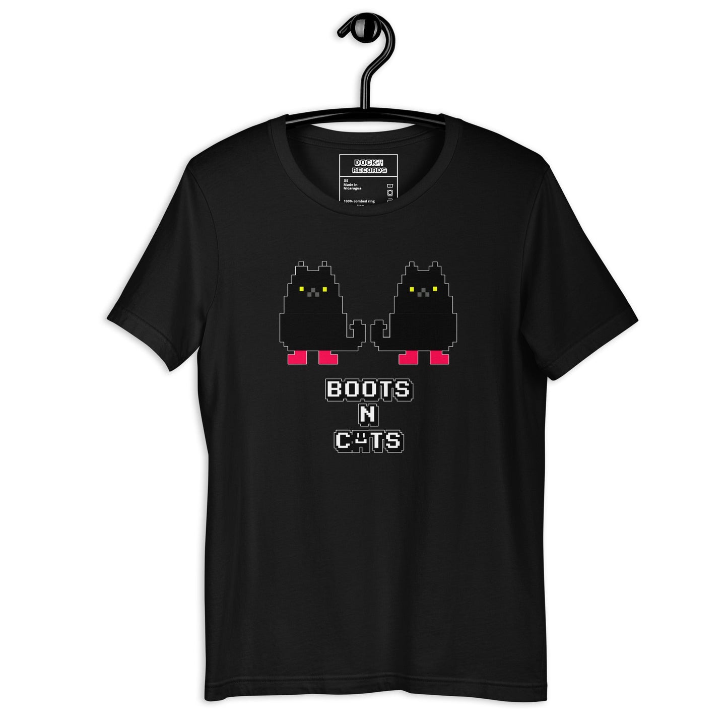 Docka Records Boots and Cats Unisex T-shirt - BeExtra! Apparel & More