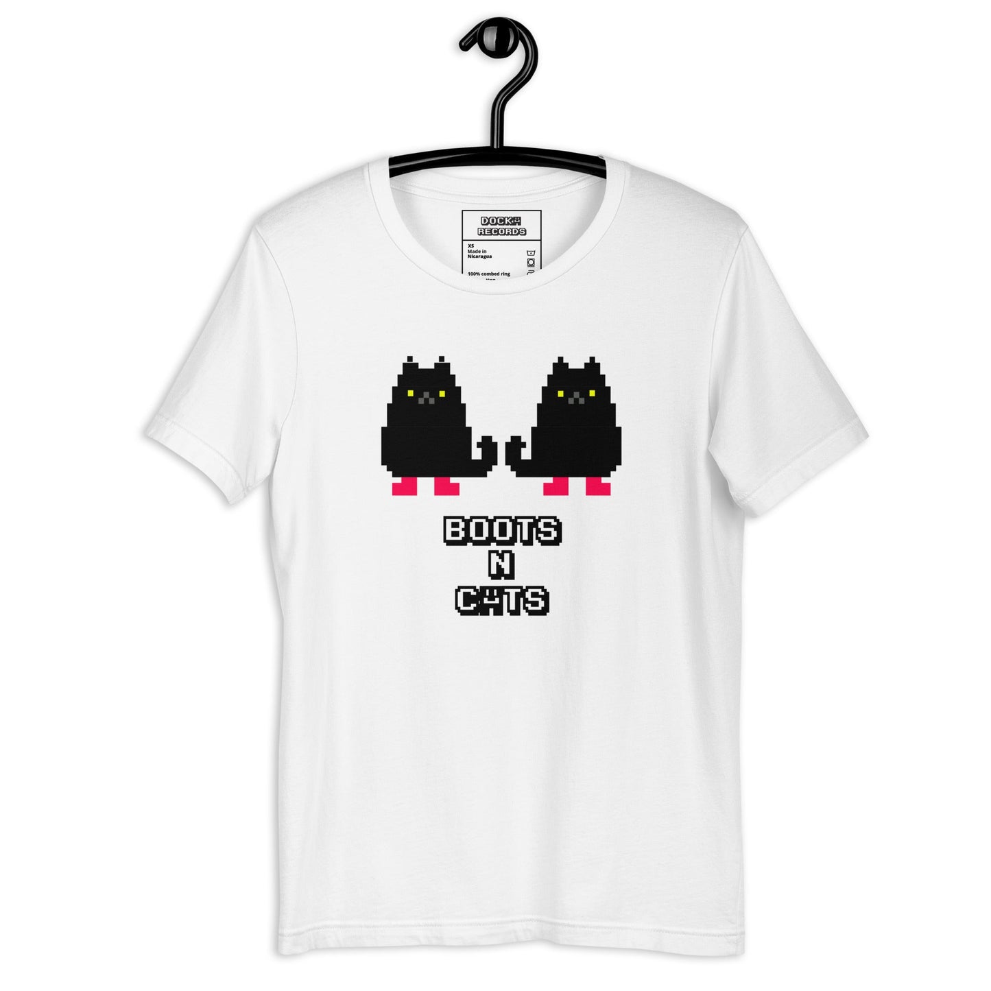 Docka Records Boots and Cats Unisex T-shirt - BeExtra! Apparel & More