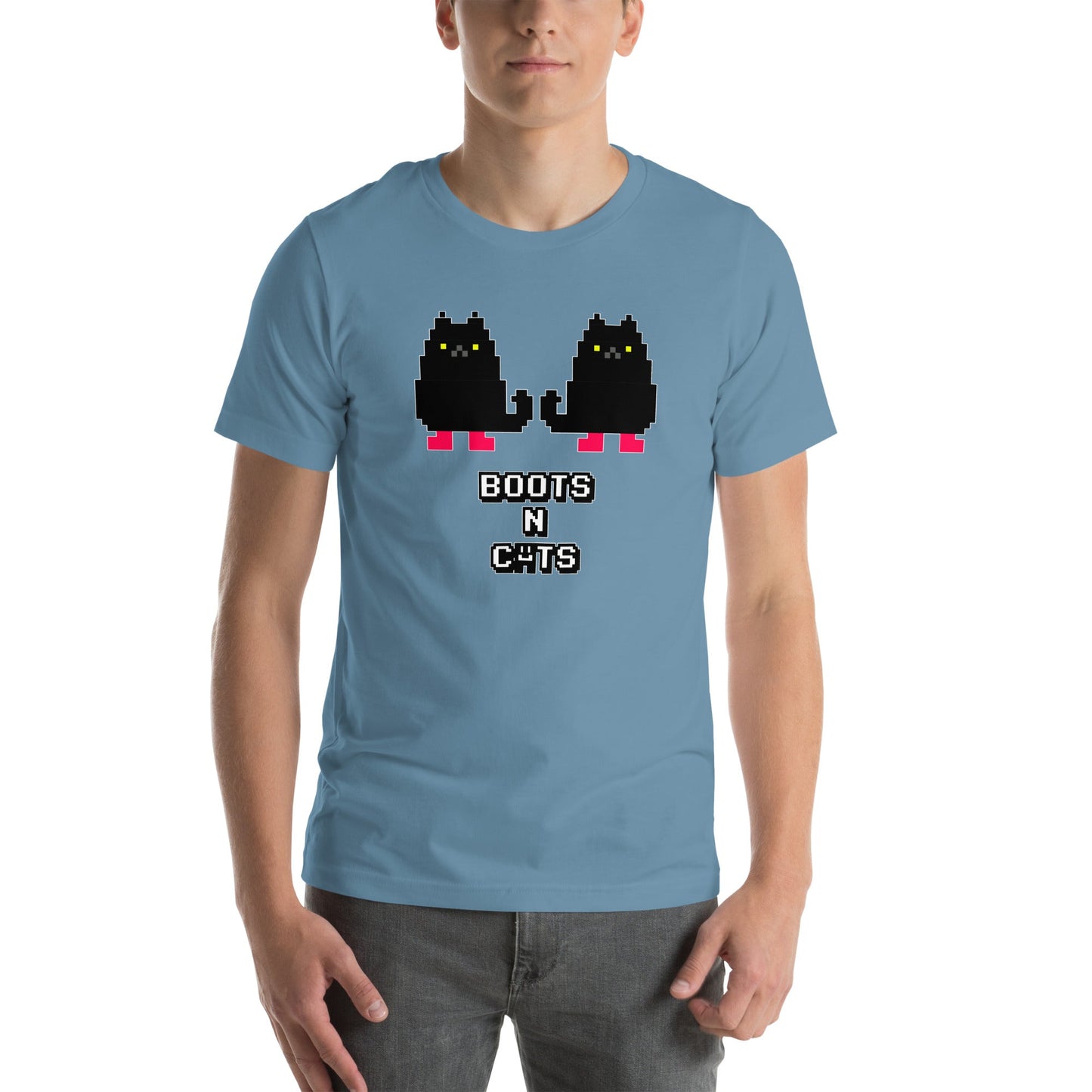 Docka Records Boots and Cats Unisex T-shirt - BeExtra! Apparel & More