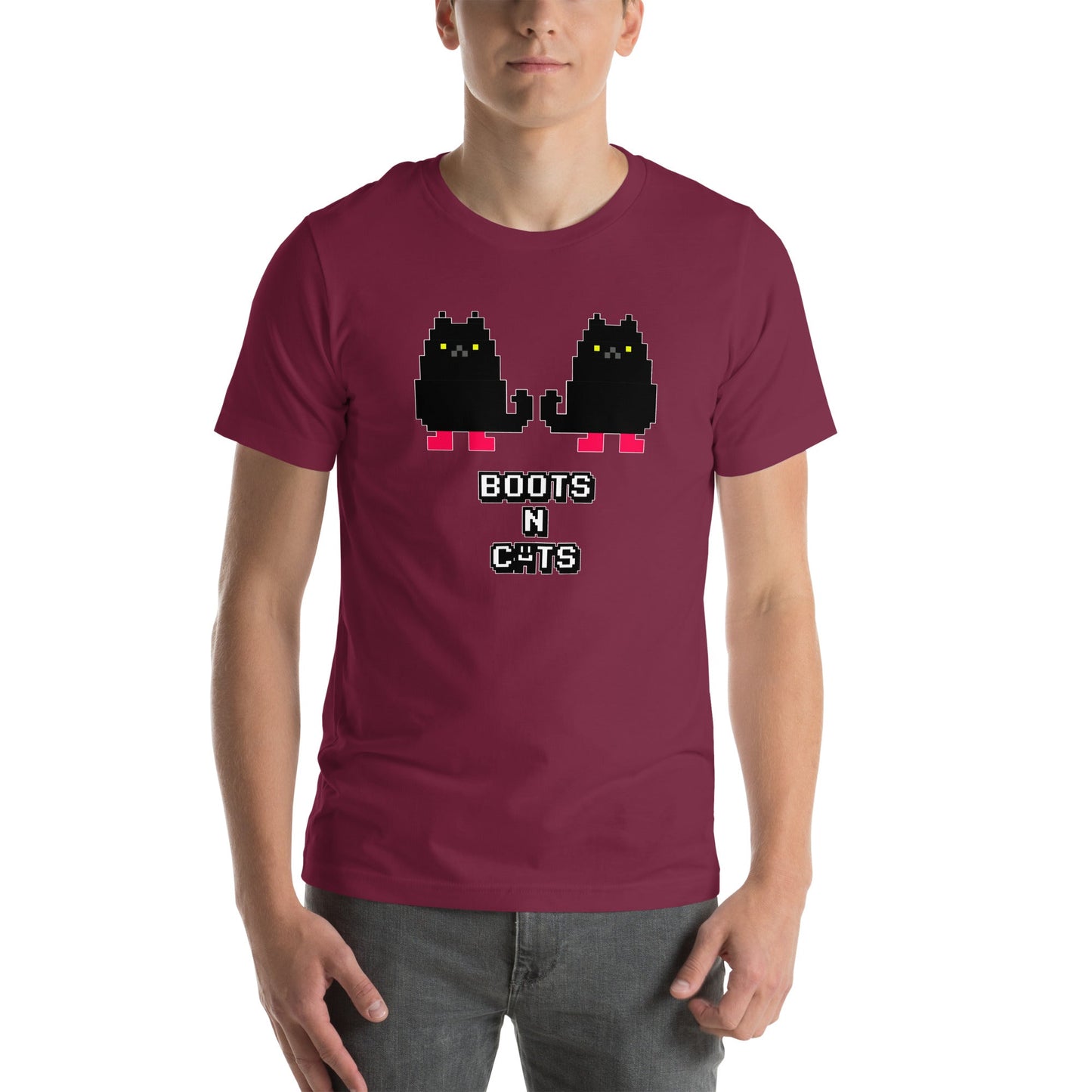 Docka Records Boots and Cats Unisex T-shirt - BeExtra! Apparel & More