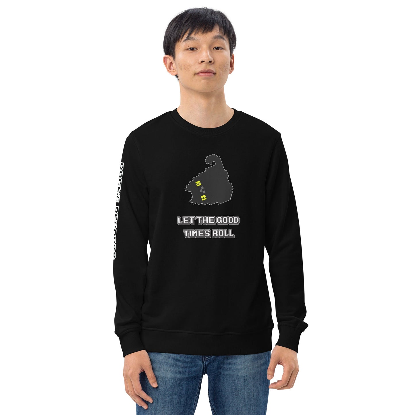 Docka Records Let the Good Times Roll Unisex Organic Sweatshirt - BeExtra! Apparel & More