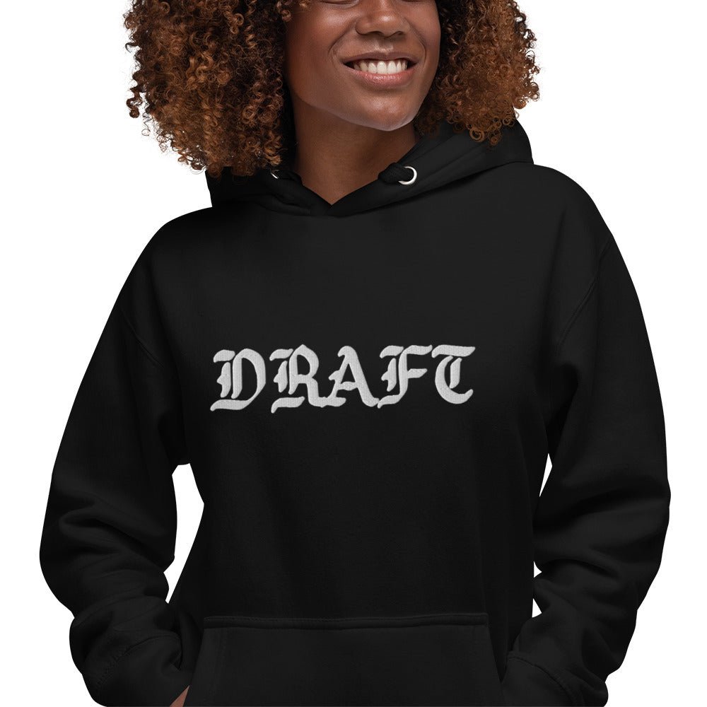 Draft Label Embroidered Unisex Hoodie - BeExtra! Apparel & More