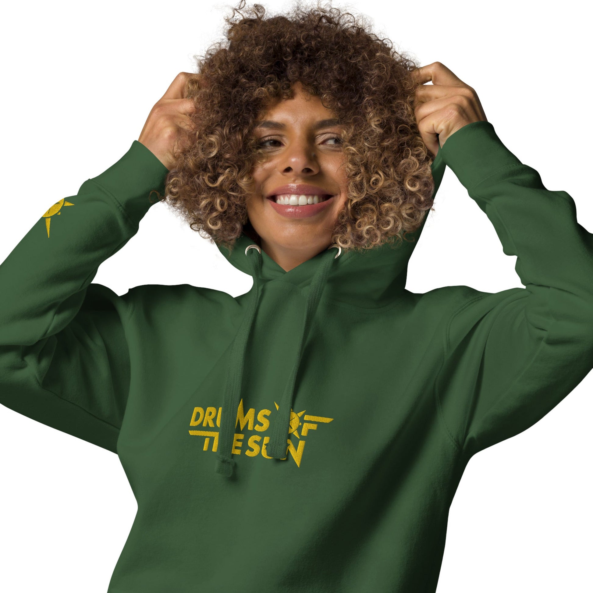 Drums of the Sun Embroidered Unisex Hoodie - BeExtra! Apparel & More
