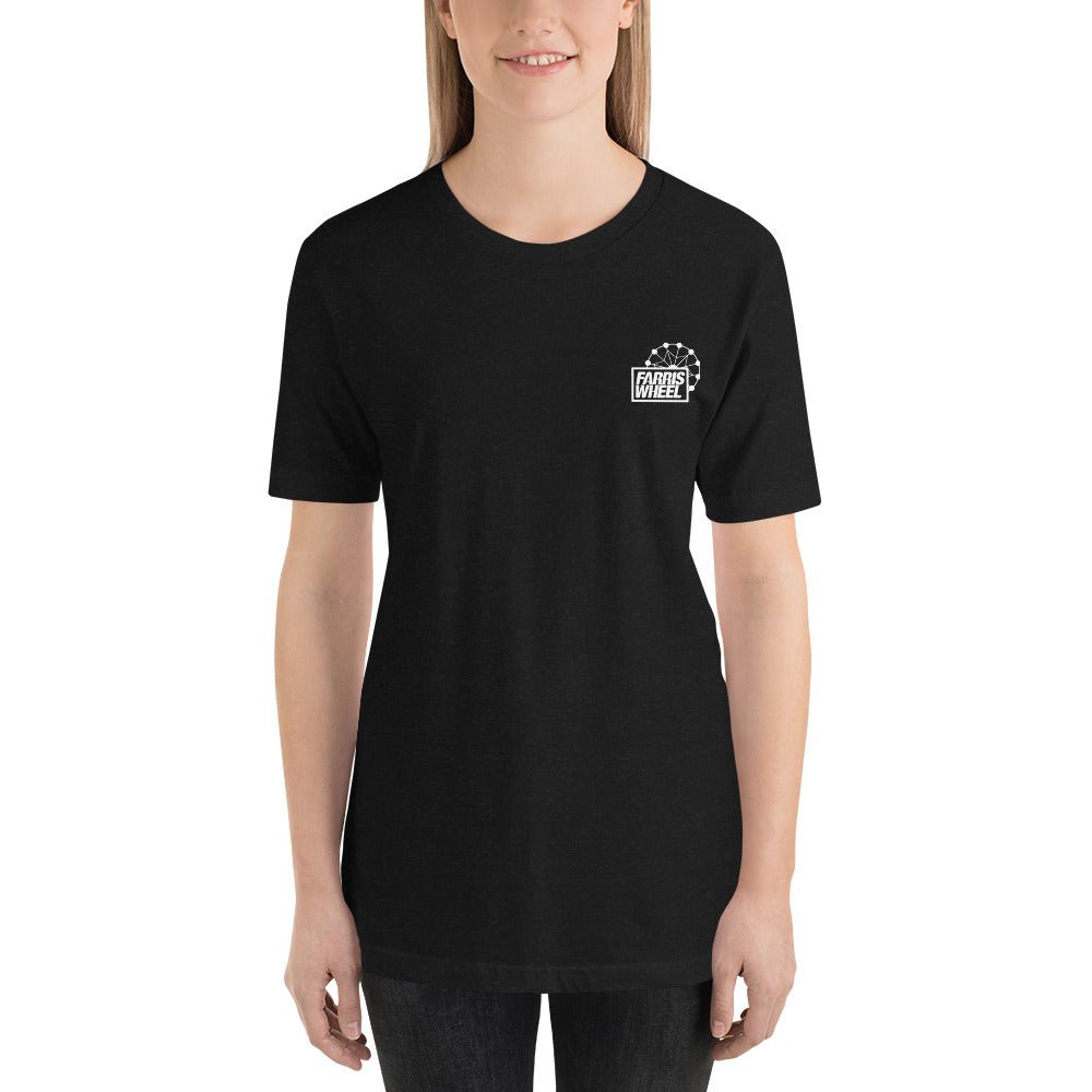 Farris Wheel Acid Chicago Flag Unisex T-Shirt - BeExtra! Apparel & More