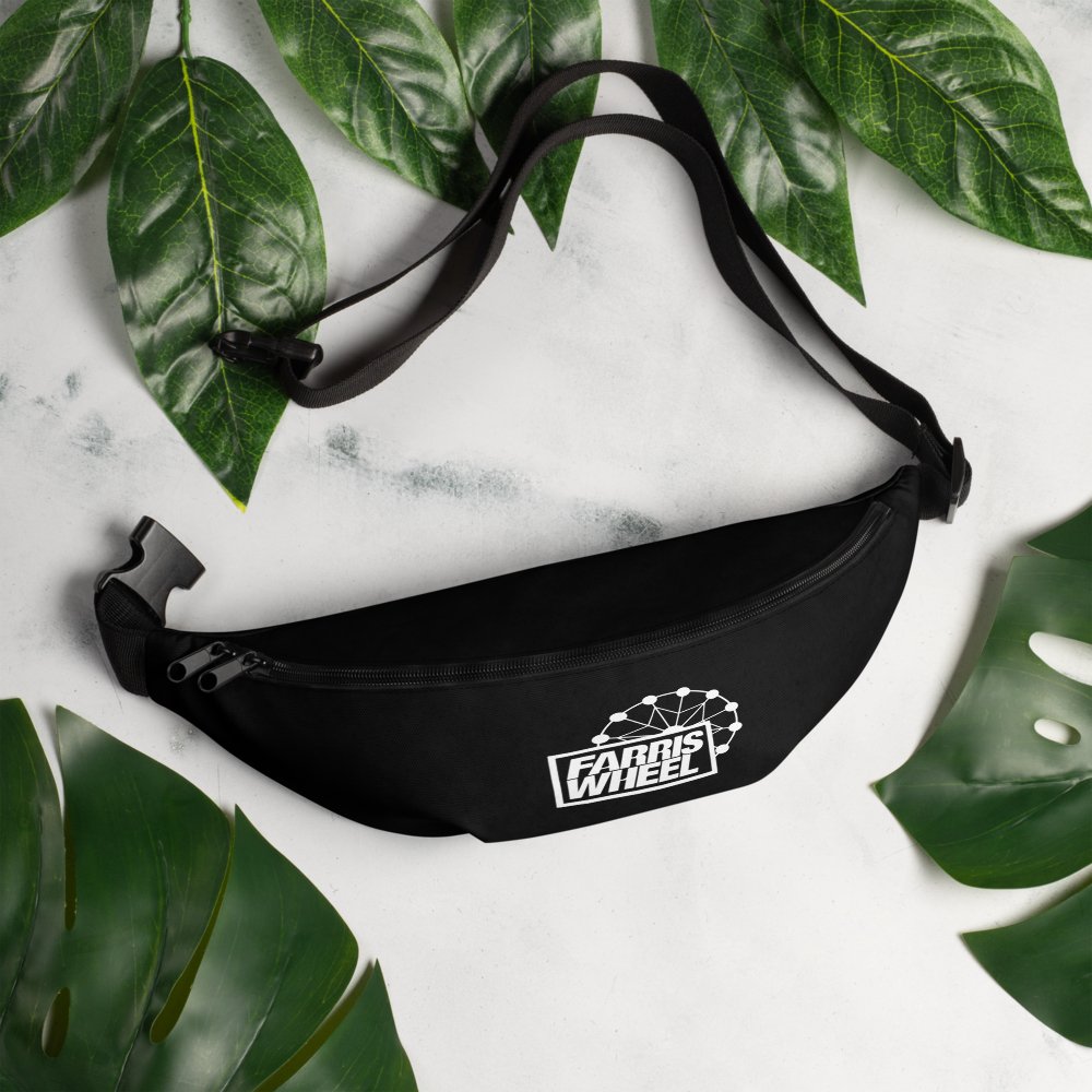 Farris Wheel Black Fanny Pack - BeExtra! Apparel & More