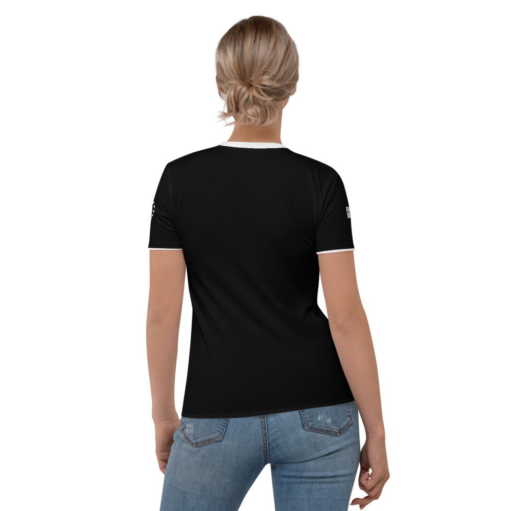 Farris Wheel Black Space Girl Women's T-shirt - BeExtra! Apparel & More