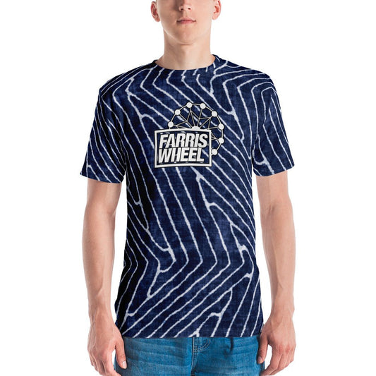 Farris Wheel Blue Jersey Men's T-shirt - BeExtra! Apparel & More