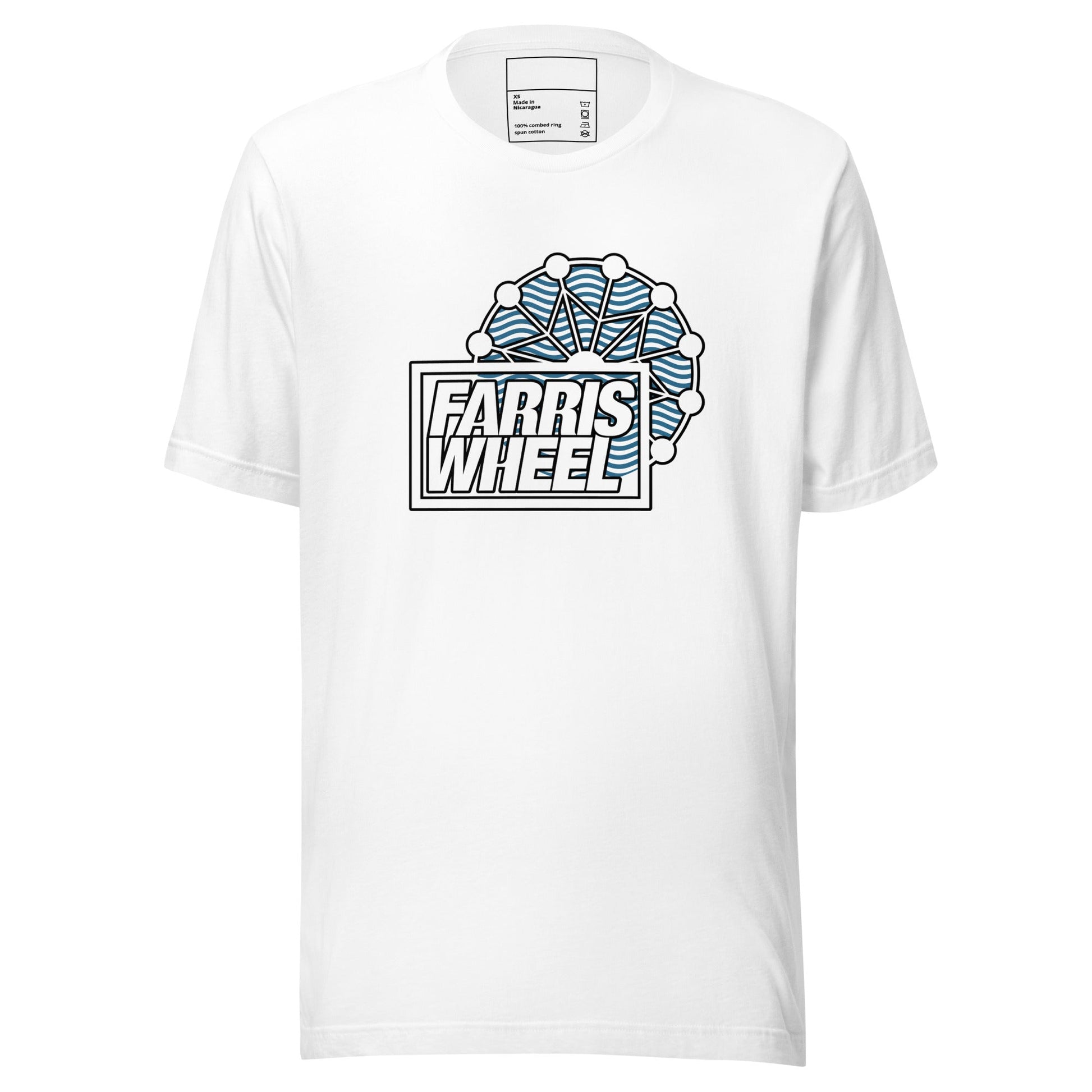 Farris Wheel Blue Wave Unisex T-shirt - BeExtra! Apparel & More