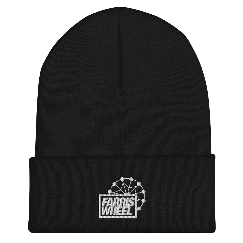 Farris Wheel Embroidered Cuffed Beanie - BeExtra! Apparel & More