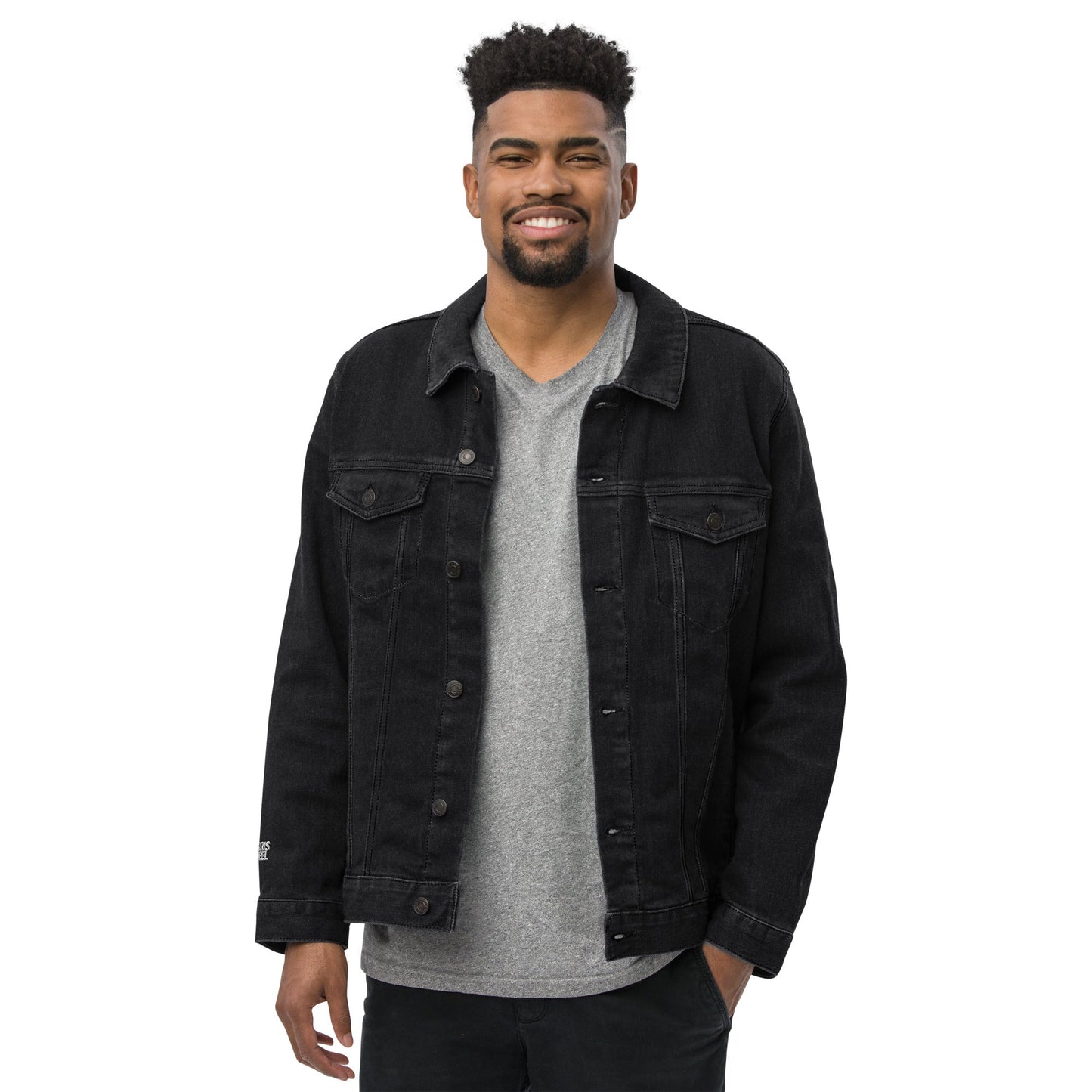Farris Wheel Embroidered Unisex Denim Jacket - BeExtra! Apparel & More