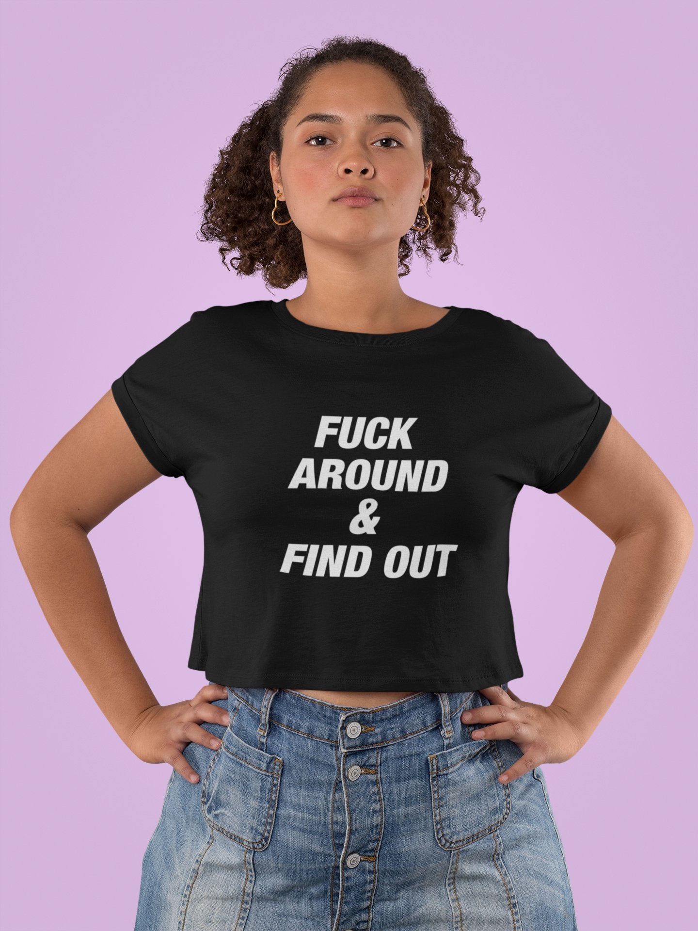 Farris Wheel "Fuck Around and Find Out" Crop Top - BeExtra! Apparel & More