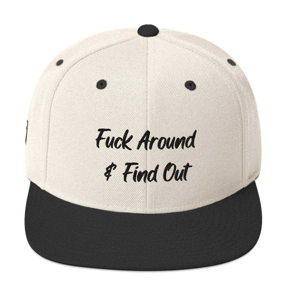 Farris Wheel "Fuck Around & Find Out" Snapback Hat | fWr - BeExtra! Apparel & More