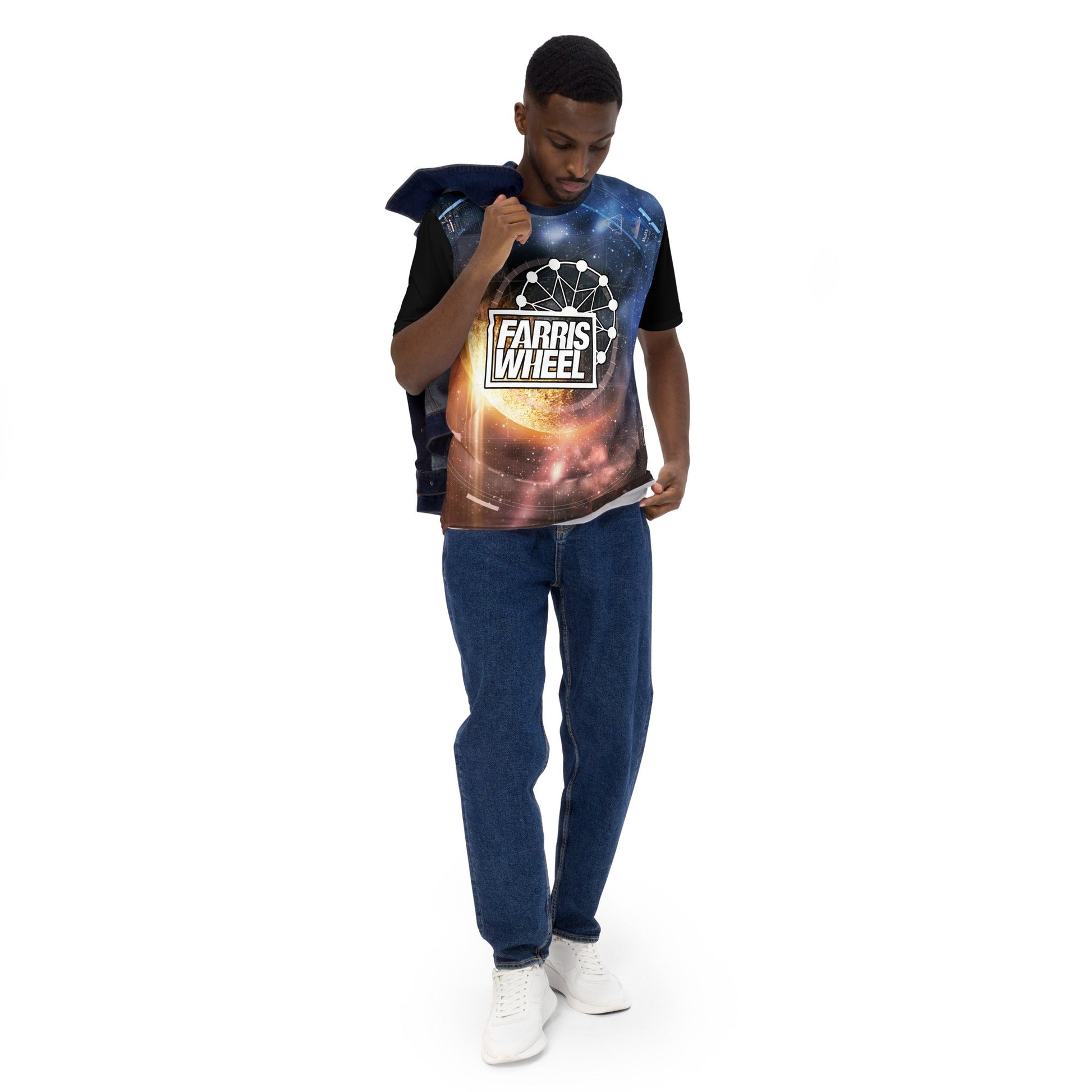 Farris Wheel Galaxy Men's T-shirt - BeExtra! Apparel & More