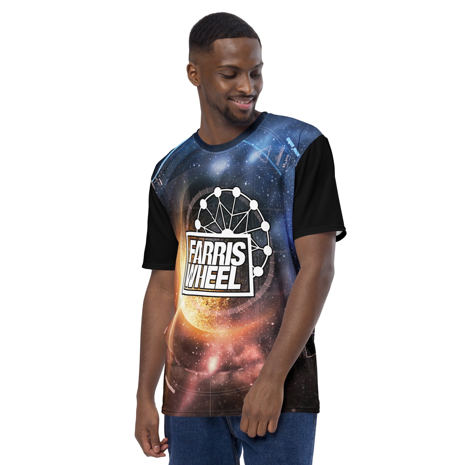 Farris Wheel Galaxy Men's T-shirt - BeExtra! Apparel & More