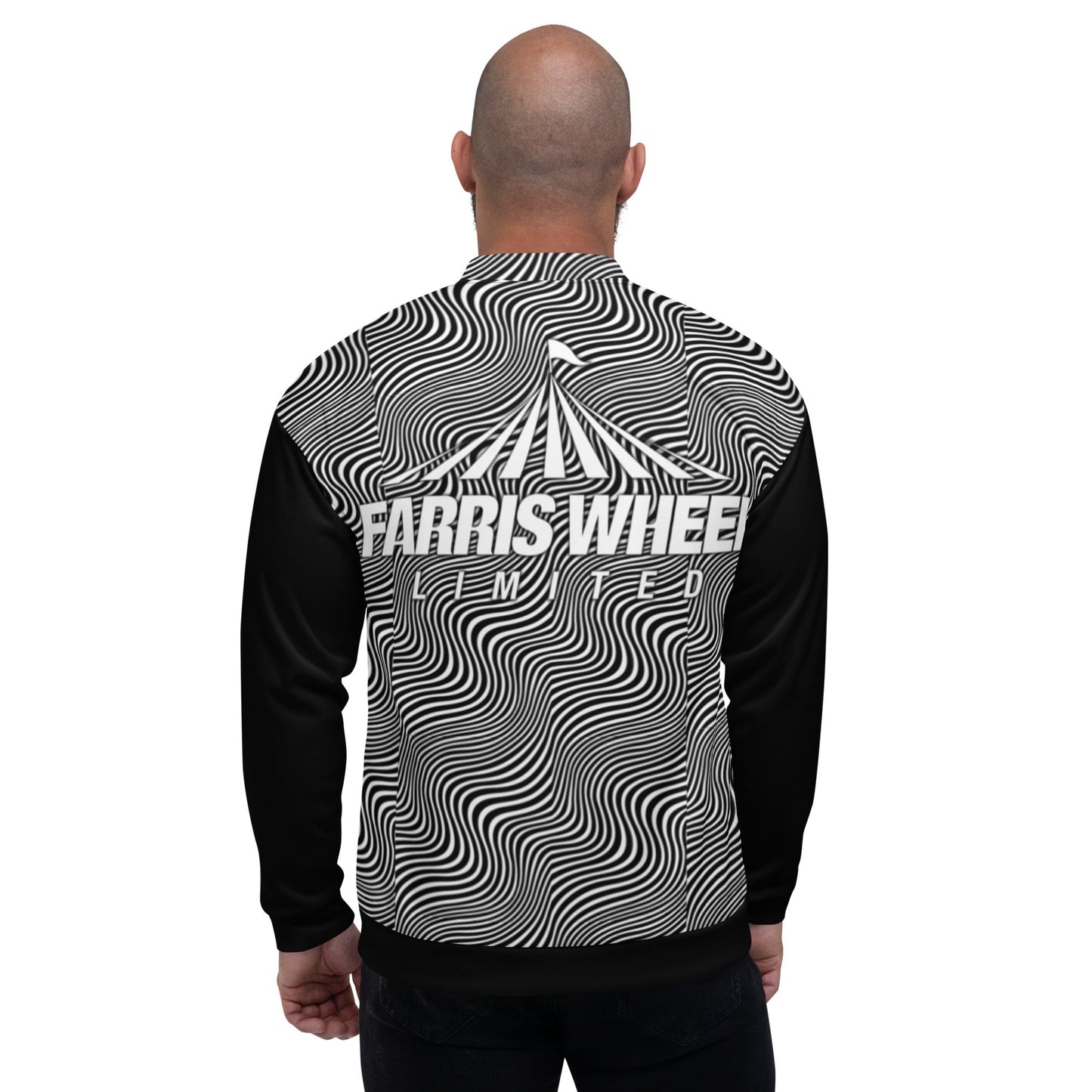 Farris Wheel Limited Trippy Unisex Bomber Jacket - BeExtra! Apparel & More