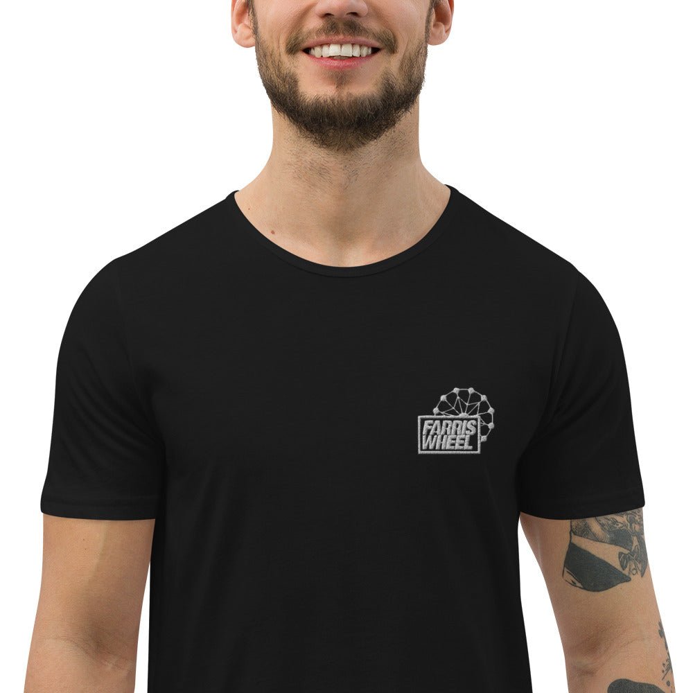 Farris Wheel Men's Curved Hem T-Shirt - BeExtra! Apparel & More