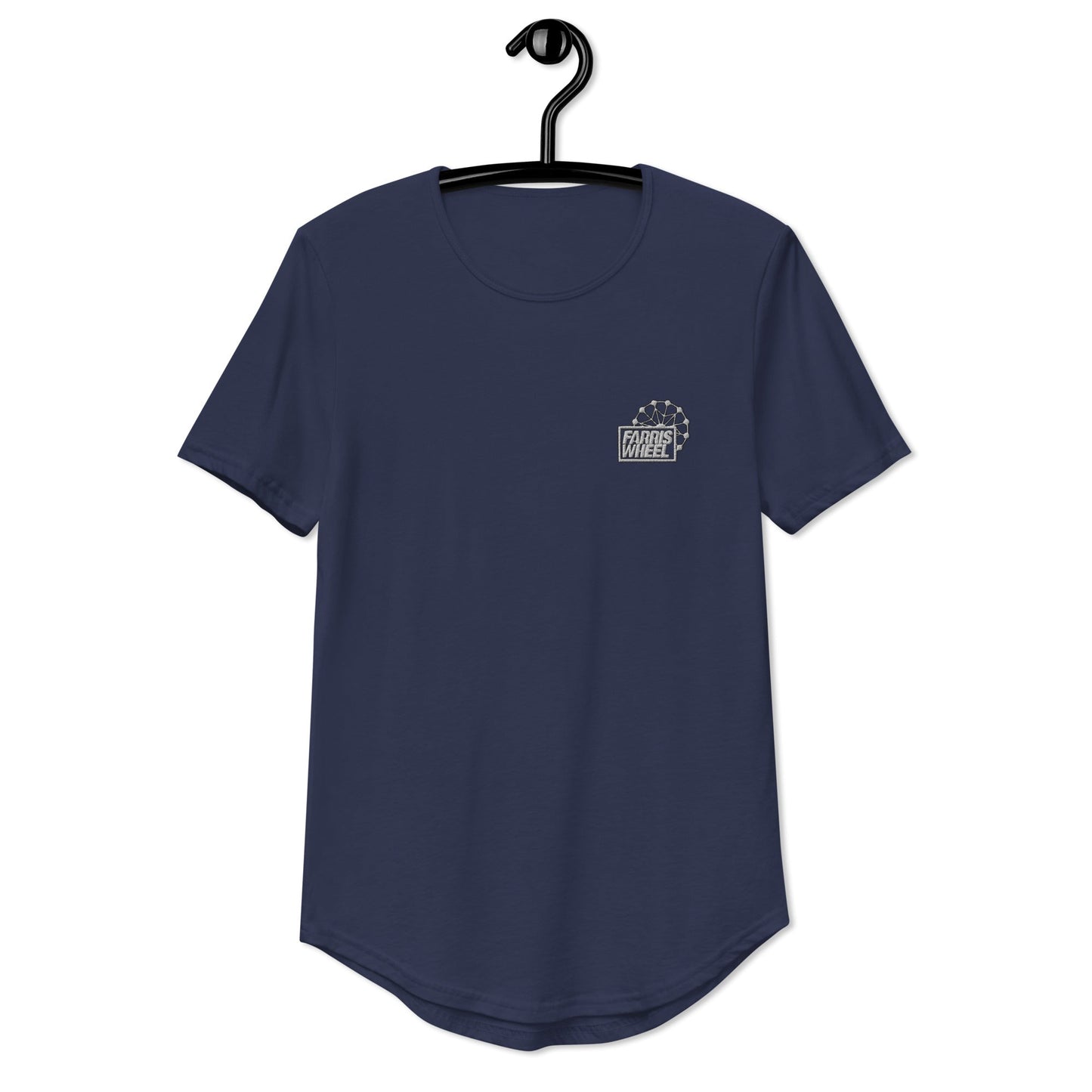 Farris Wheel Men's Curved Hem T-Shirt - BeExtra! Apparel & More