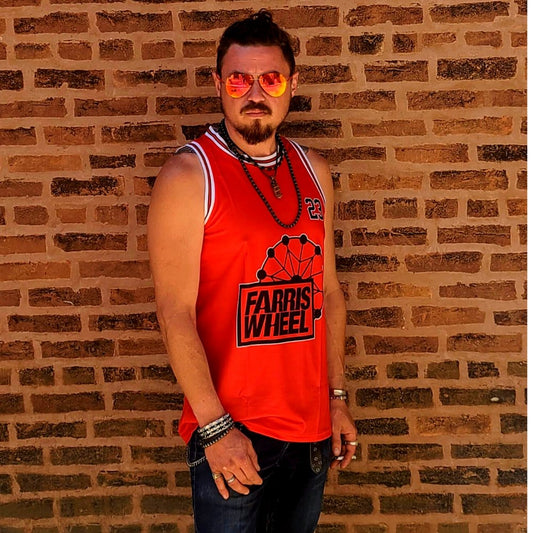 Farris Wheel Red Basketball Jersey - BeExtra! Apparel & More