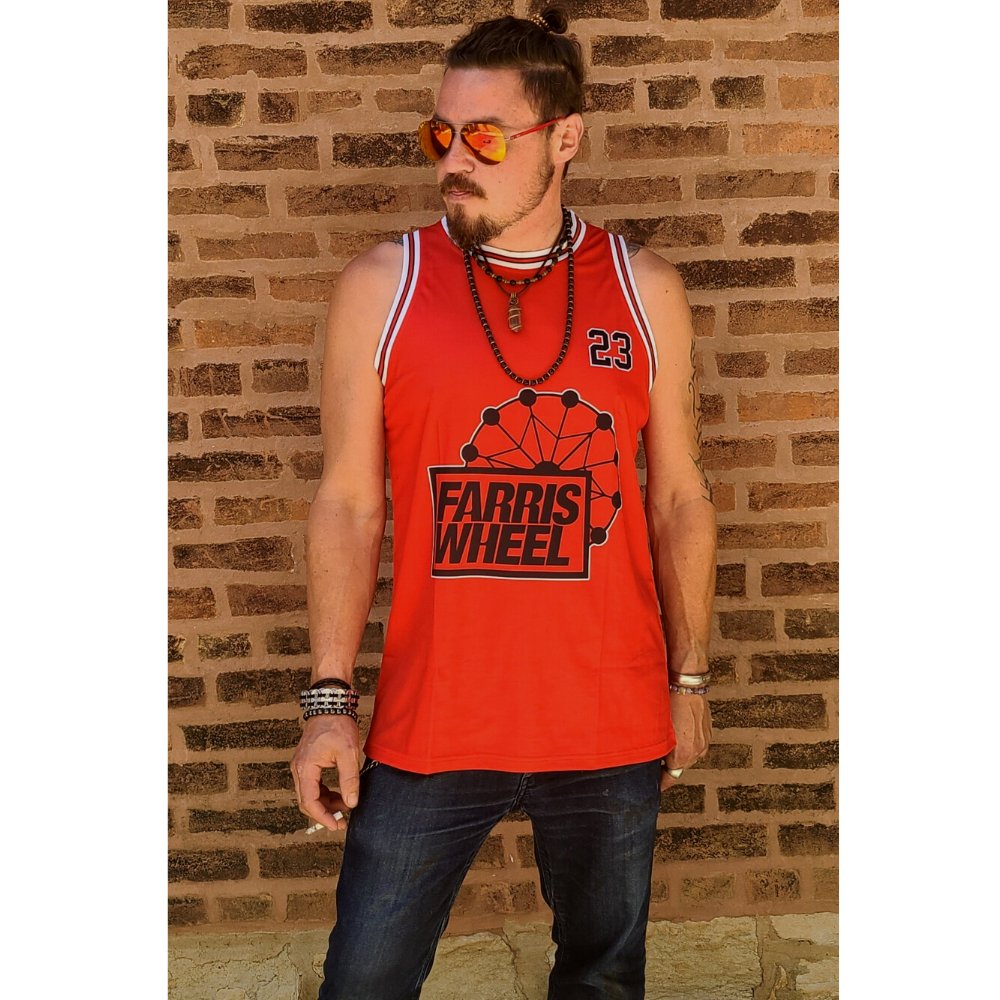 Farris Wheel Red Basketball Jersey - BeExtra! Apparel & More