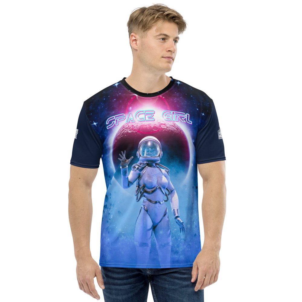 Farris Wheel Space Girl Men's T-shirt - BeExtra! Apparel & More