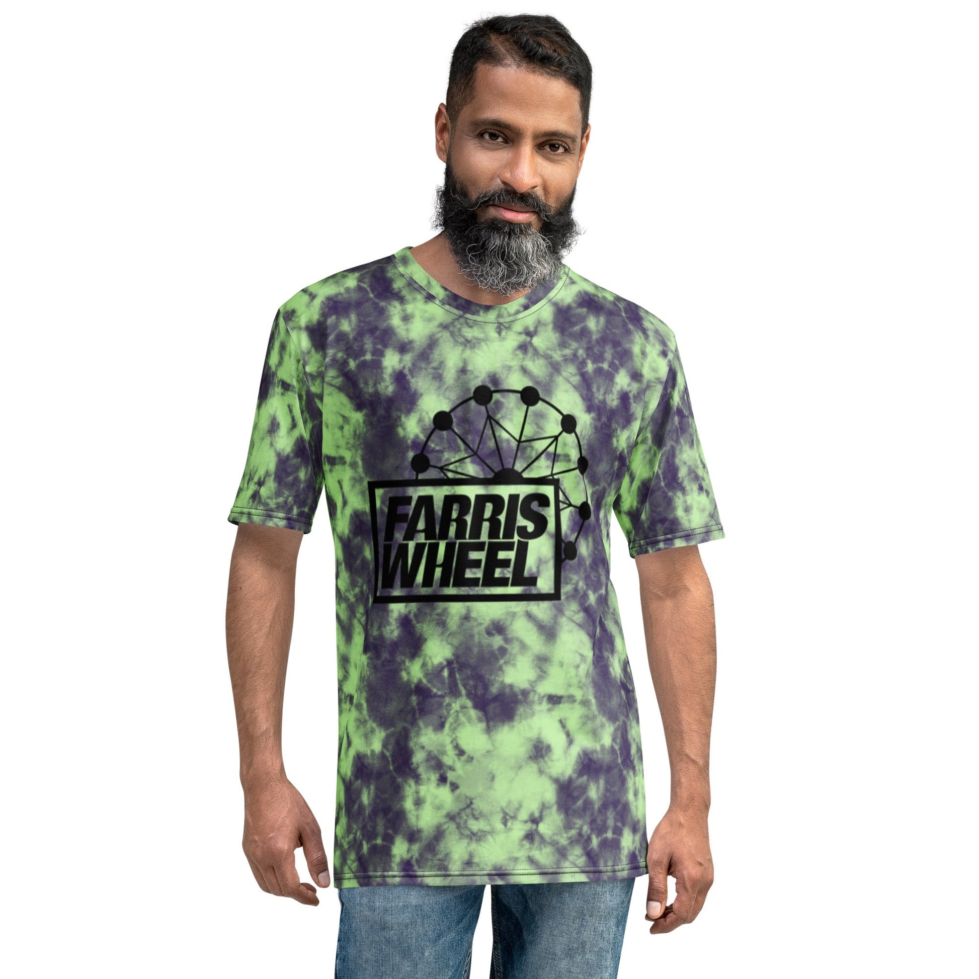 Farris Wheel Tie-Dye Men's T-shirt (Marble) - BeExtra! Apparel & More