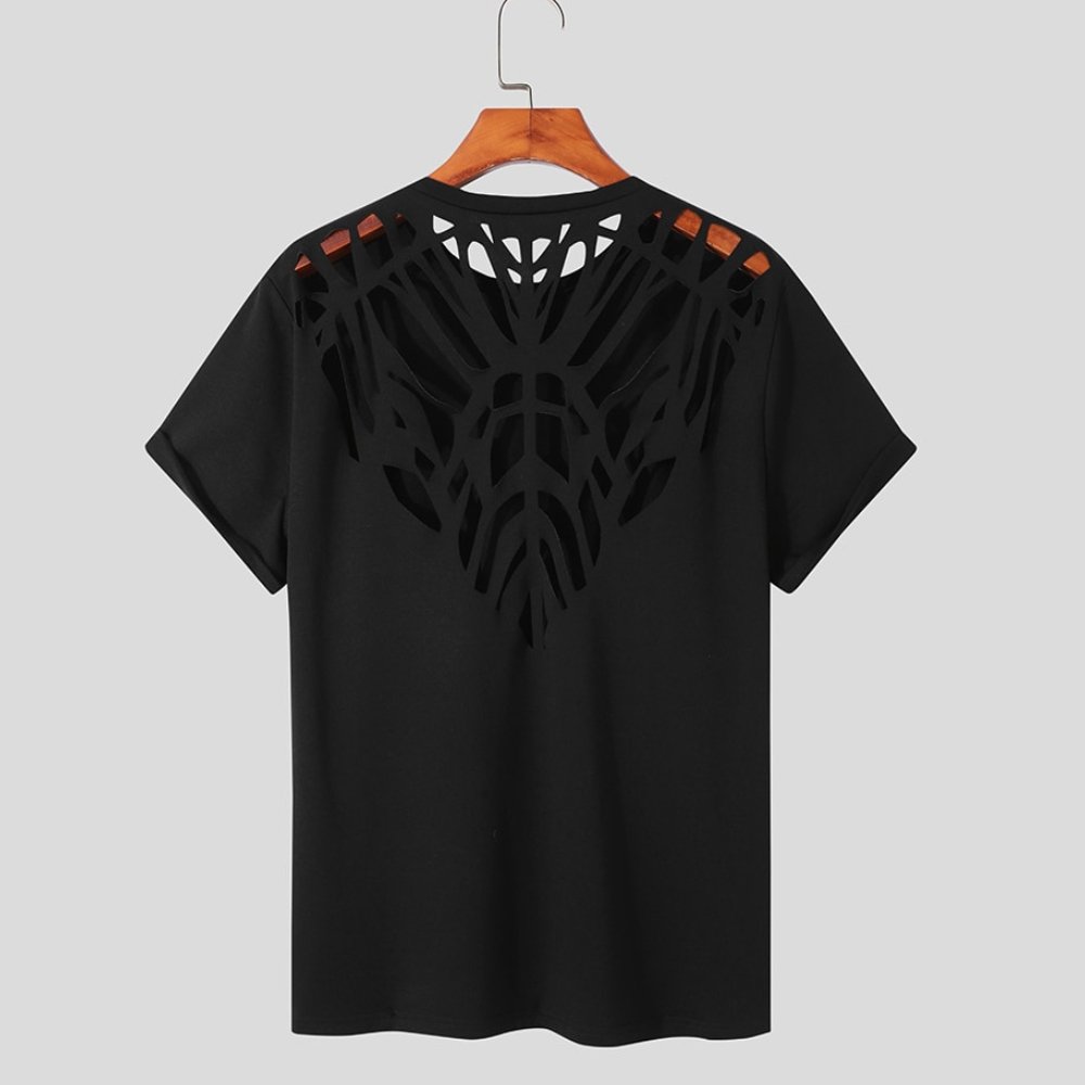 Festival Style Men's T-Shirt with Open Back - BeExtra! Apparel & More