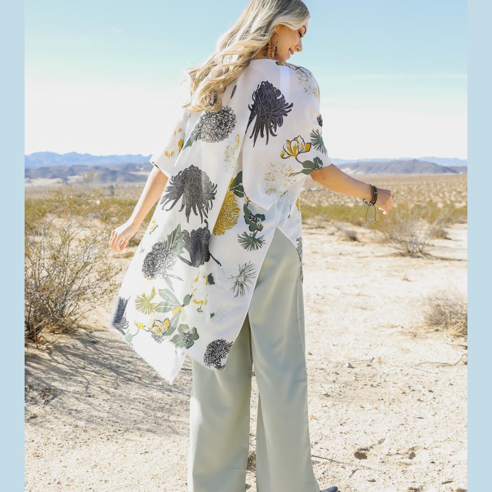 Floral California Summer Kimono - BeExtra! Apparel & More