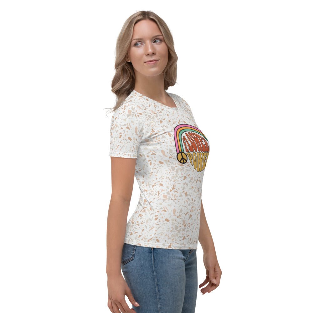 Flower Power Women's T-shirt - BeExtra! Apparel & More