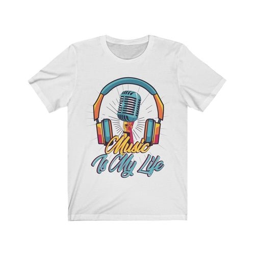 Headphone and Mic Music is my Life Unisex T-shirt - BeExtra! Apparel & More