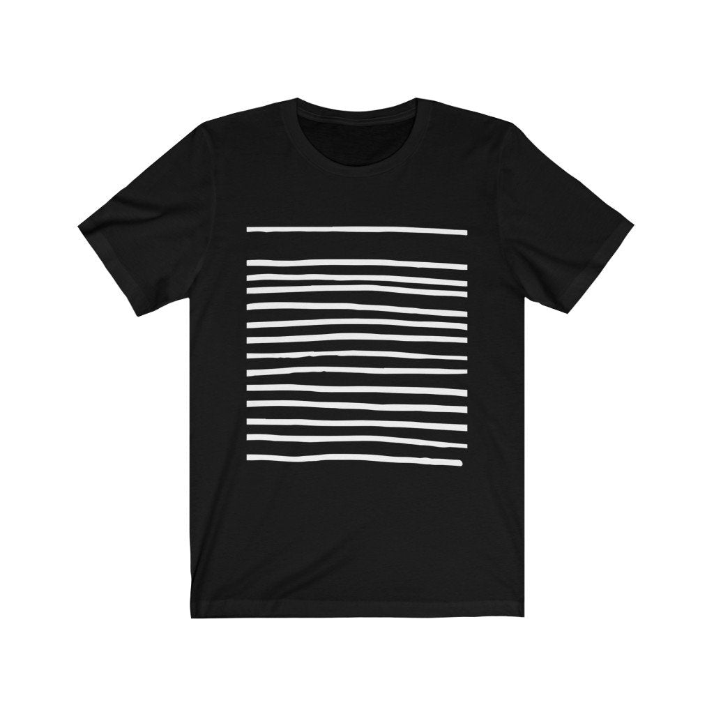 Mens T-Shirt With Black Lines - BeExtra! Apparel & More