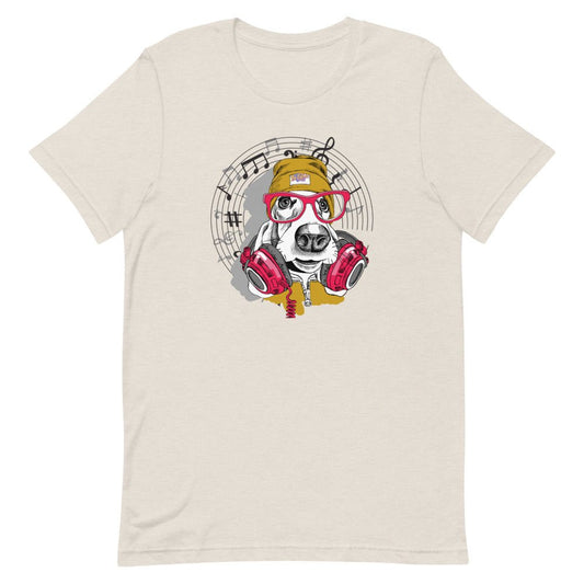Music Dog Short-Sleeve Unisex T-Shirt - BeExtra! Apparel & More