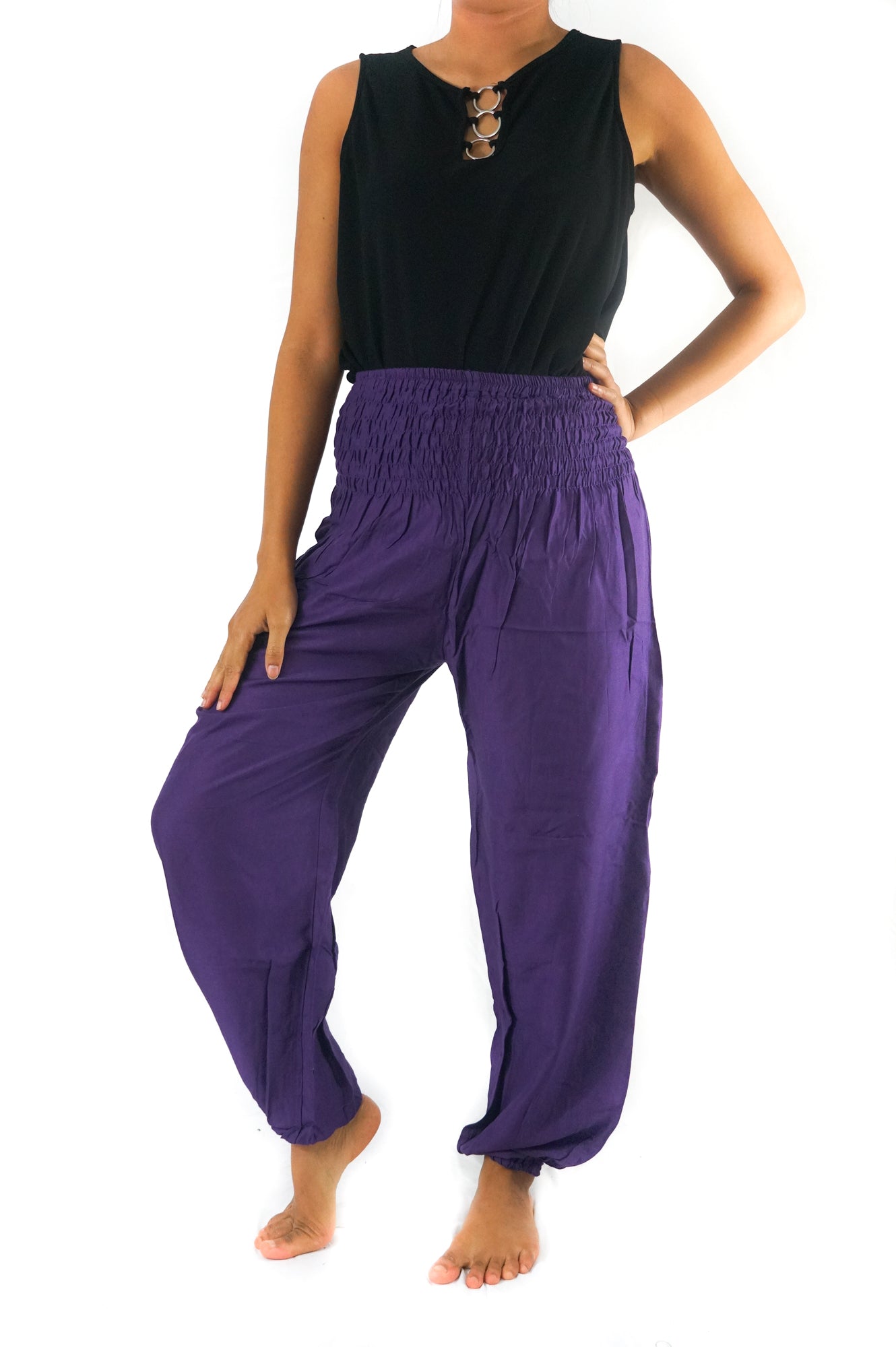 Purple Dream Boho Harem Pants - BeExtra! Apparel & More