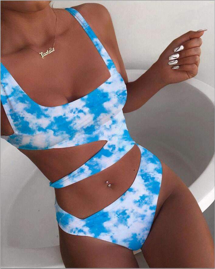 Sexy Cut Out Side One Piece Women Swimsuit - BeExtra! Apparel & More