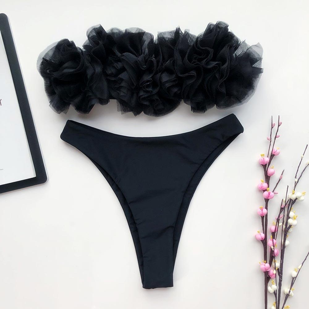 Sexy Lace Ruffle Bikini Set - BeExtra! Apparel & More