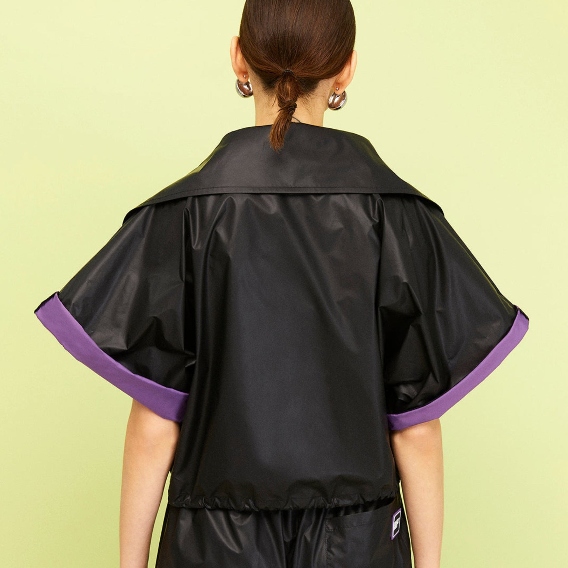 Urban Wide Collar Black Jacket - BeExtra! Apparel & More