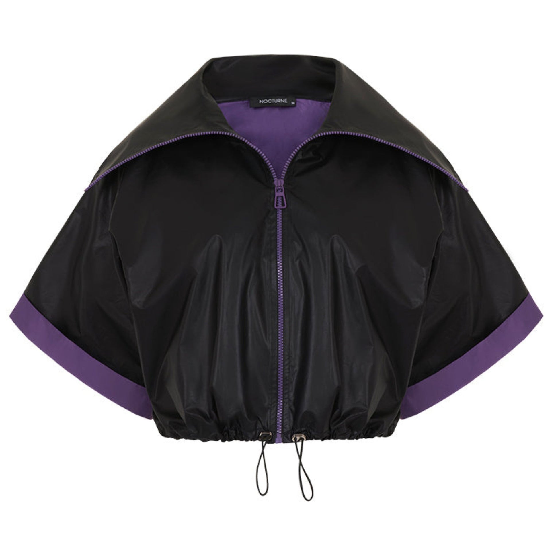 Urban Wide Collar Black Jacket - BeExtra! Apparel & More