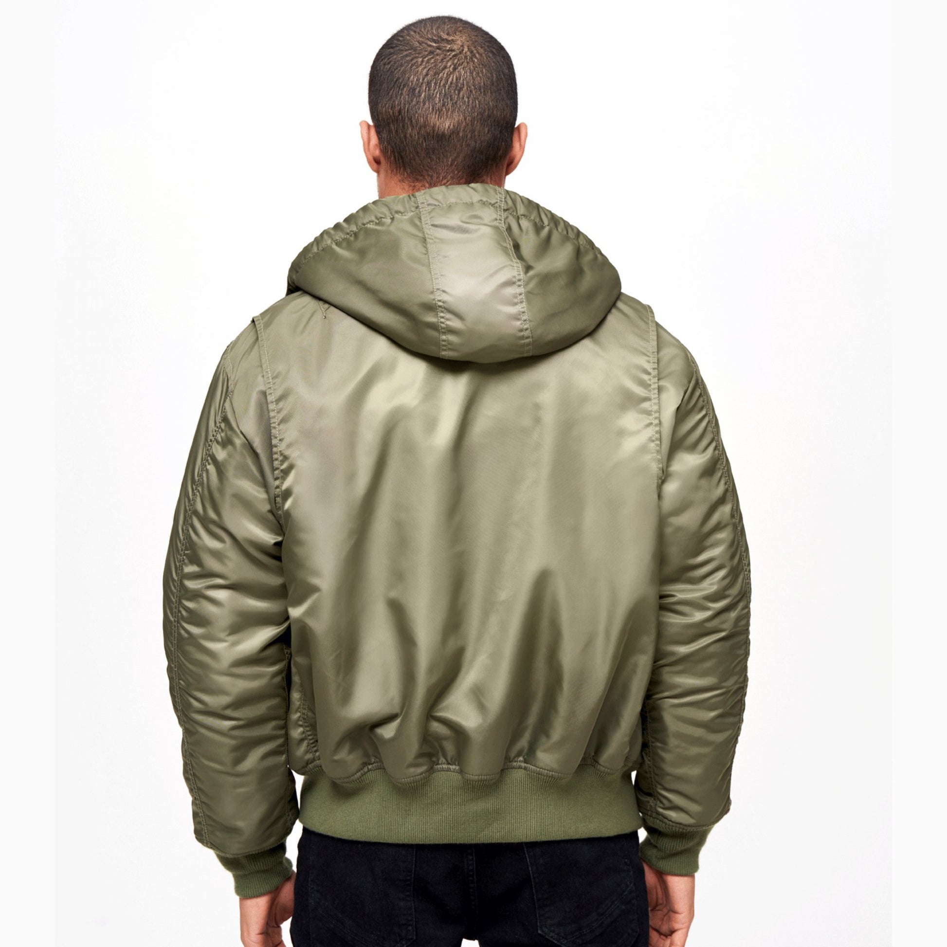 Warm & Cozy Men's Olive Hooded Jacket - BeExtra! Apparel & More